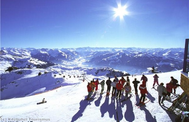 The Alps offer summer skiing.