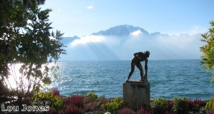 Montreux is located on the shores of Lake Geneva 
