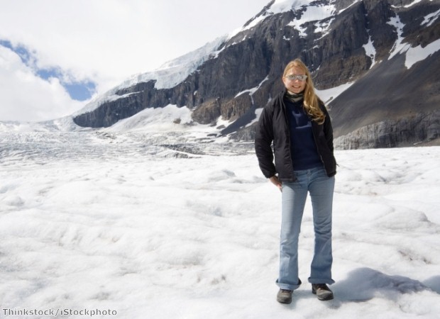 Walking on the Columbia Icefield