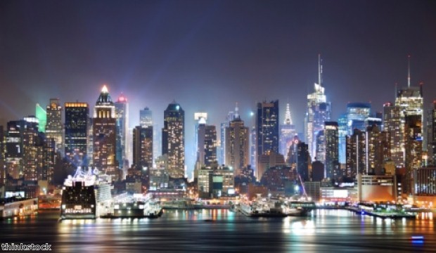 New York at night