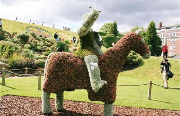 Colourful display in Nottingham, UK