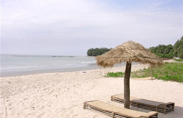 Empty beaches in the Gambia