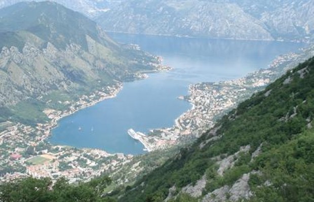 Montenegro, views above Kotor