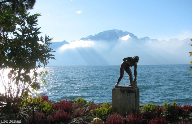 Montreux is located on the shores of Lake Geneva 