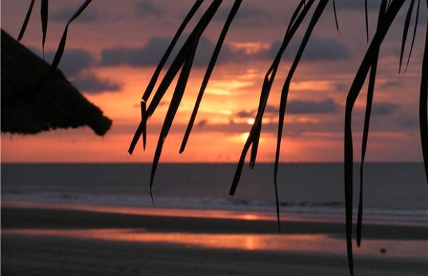 Sunset over Gambia