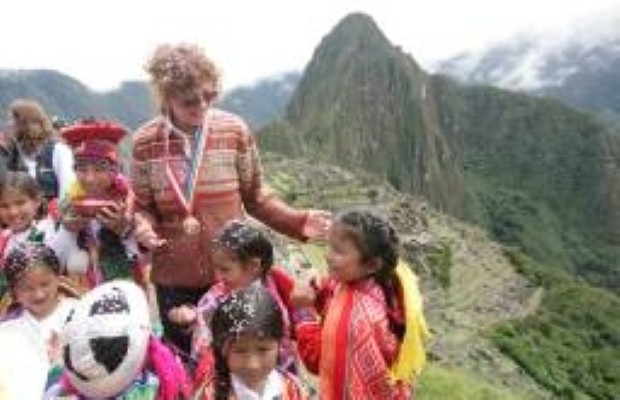 Susan Sarandon at Macchu Pichu reopening