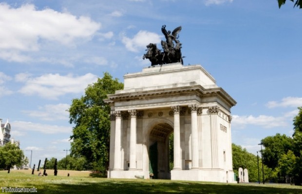 The luxury London apartments boast views of Hyde Park