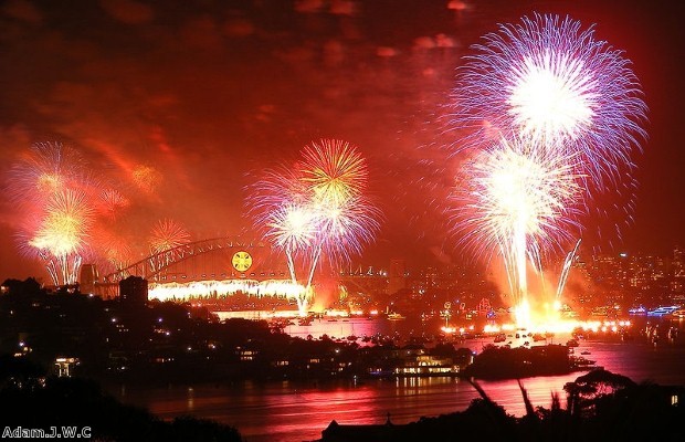 The Sydney fireworks are on the the most famous displays at New Year's Eve (photo: Thinkstock)