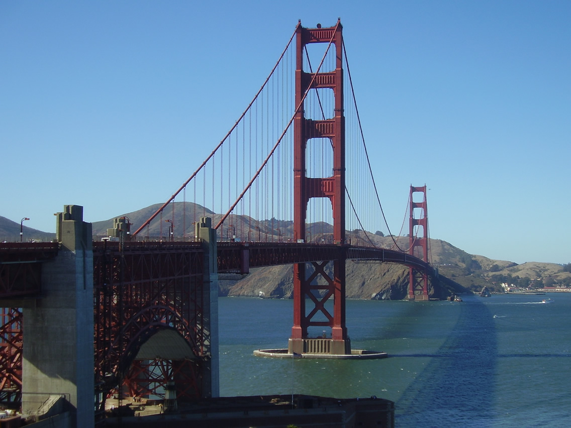 Family holidays - visit the Golden Gate Bridge of San Francisco