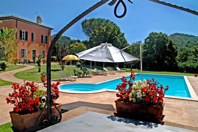 Luxury villas with pools