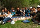 A happy picnic party in Kyrgyzstan (photo: Natasha von Geldern)