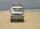 Across the dunes of Fraser Island