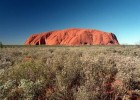 Ayers Rock is a famous Australian landmark