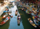 Bangkok is famous for its floating markets 