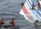 Debris recovered from the Atlantic