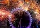 Fireworks over the London Eye 