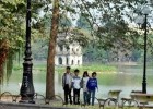 Hanoi's peaceful lake (photo: Kathy Brownlie)