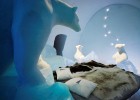 ICEHOTEL is created from the frozen waters of the nearby River Torne (Photo:Leif Milling. Artist AnnaSofia Mååg)