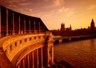 The London Marriott Hotel County Hall is located on the South Bank , opposite the Houses of Parliament 