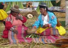 The Uros Islands are made from buoyant totora reeds (Photo: Sarah Gibbons)