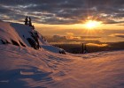 There are  three ski resorts less than forty minutes away from the city centre of Vancouver 