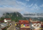 Views over Vang VIeng , Laos (Cred: Naomi Rawlins)