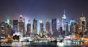 New York at night