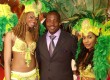 Brian Lara at the Trinidad & Tobago stand at World Travel Market 2010