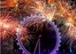 Fireworks over the London Eye 