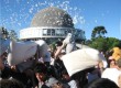 Pillow fight in Buenos Aires