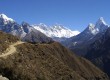 Cyclists can take in the unique sights of the Himalayas