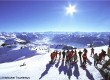 The Alps offer summer skiing.