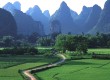 The beautiful Yangshou scenery 