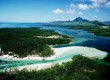 The idylic coastline of Mauritius