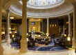 The lobby of Threadneedles Hotel is dominated by an elaborate stained-glass dome, which dates back to 1856  