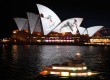 The Opera House was transformed by a light show, during the festivals opening night  