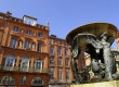 Toulouse, the 'Pink City', was thus named because of the local orange and pink-hued stone 