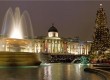 Trafalgar Square lights up at Christmas