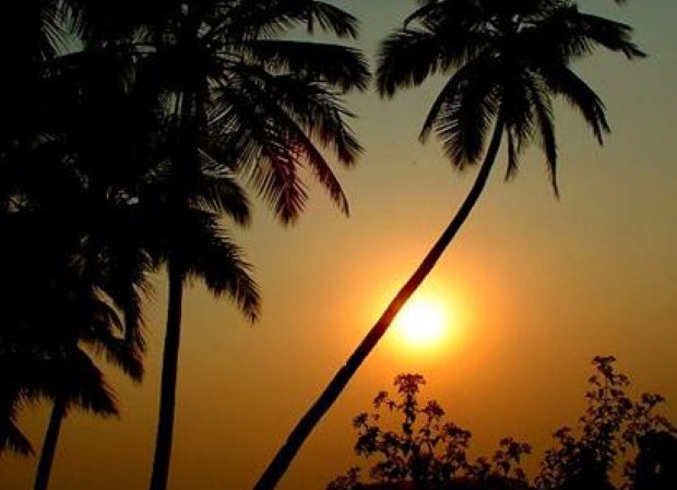 Baga beach in North Goa: One of the most popular beach resorts 