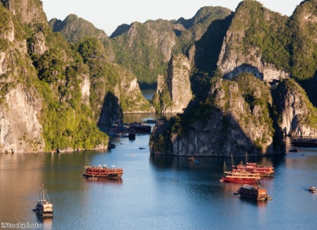 Ha Long Bay is breathtaking