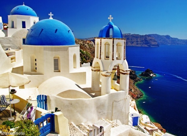 Visit Santorini on a Med cruise to Greece